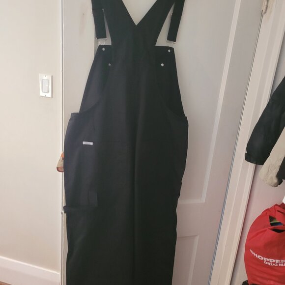 NWT Revolt Overalls, Black Cotton, Size 22 - Picture 2 of 7